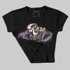 Violet Ore 3s DopeSkill Women's Crop Top Rare Breed Type Graphic