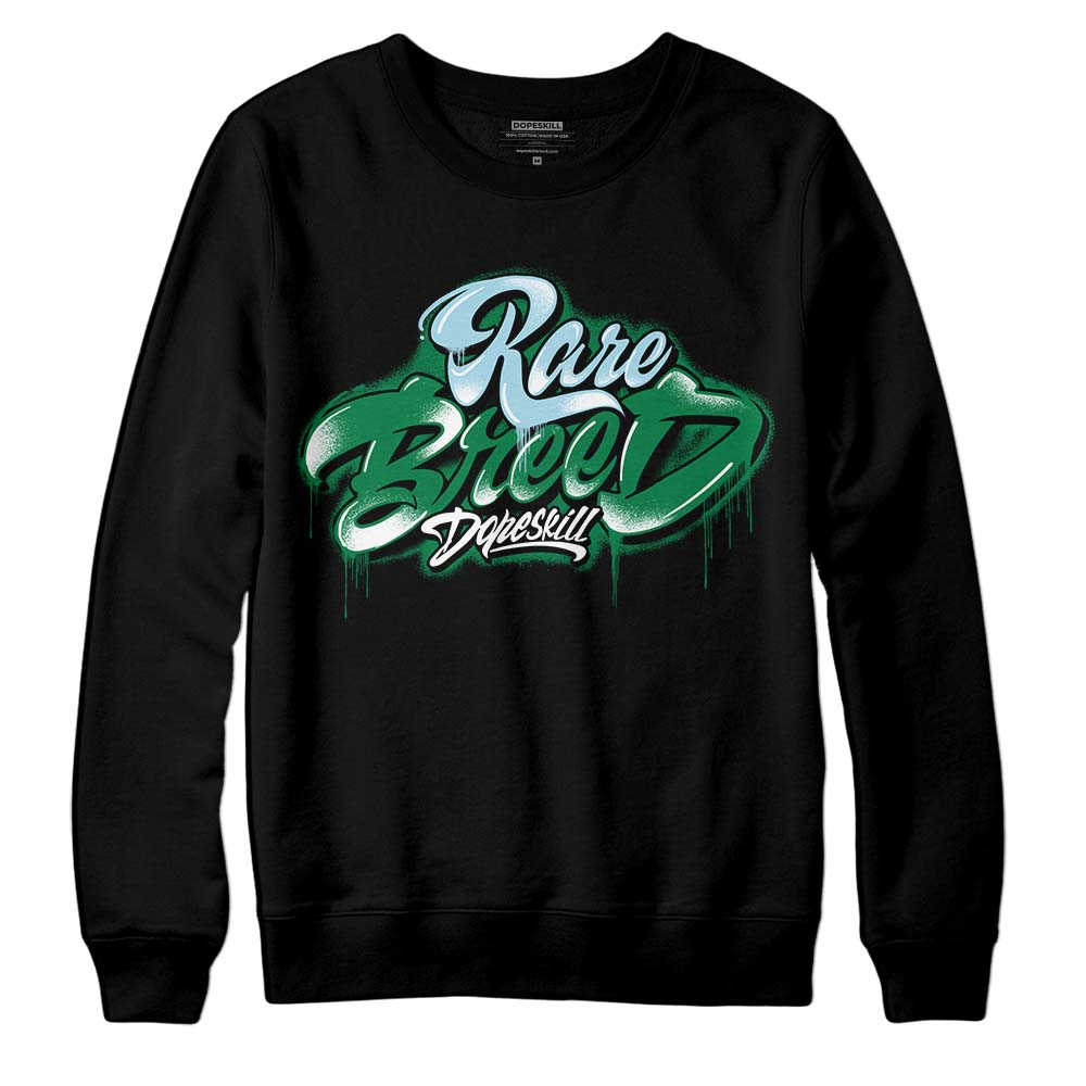Jordan 5 “Lucky Green” DopeSkill Sweatshirt Rare Breed Type Graphic Streetwear - Black