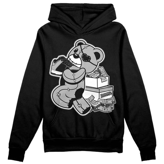 Jordan 1 Low OG “Shadow” DopeSkill Hoodie Sweatshirt Bear Steals Sneaker Graphic Streetwear - Black