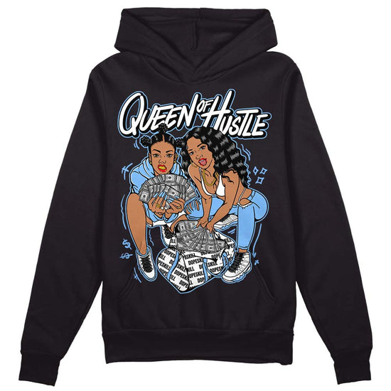 Jordan 9 Powder Blue DopeSkill Hoodie Sweatshirt Queen Of Hustle Graphic Streetwear - Black