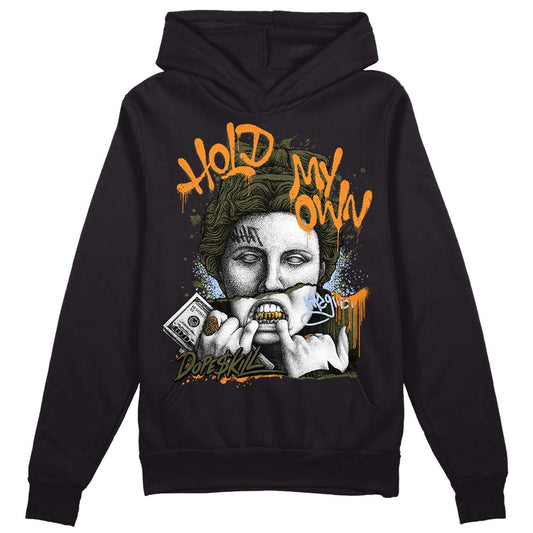 Jordan 5 "Olive" DopeSkill Hoodie Sweatshirt Hold My Own Graphic Streetwear - Black