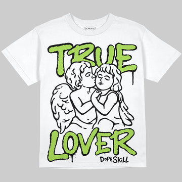 Neon Green Sneakers DopeSkill Oversize Print T-Shirt True Lover Graphic Streetwear