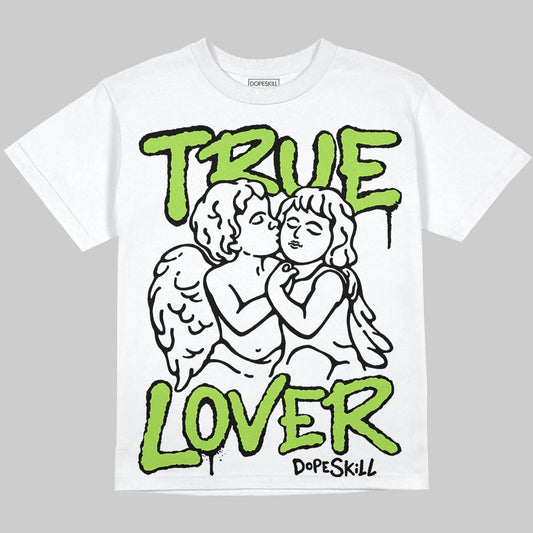 Neon Green Sneakers DopeSkill Oversize Print T-Shirt True Lover Graphic Streetwear