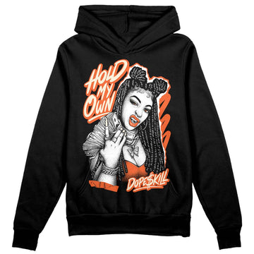 Jordan 3 Georgia Peach DopeSkill Hoodie Sweatshirt New H.M.O Graphic Streetwear - Black