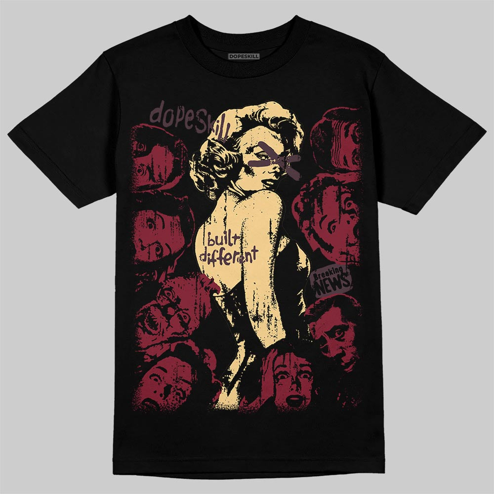 Jordan 3 PRM "Bin 23" DopeSkill T-Shirt Built Different Graphic Streetwear - Black