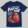 University Blue Sneakers DopeSkill T-Shirt Fight For Right Graphic Streetwear - Navy