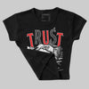 AJ Spizike Bred DopeSkill Women's Crop Top Trust No One Graphic