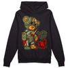 Jordan 5 "Olive" DopeSkill Hoodie Sweatshirt Broken Heart Graphic Streetwear - Black 