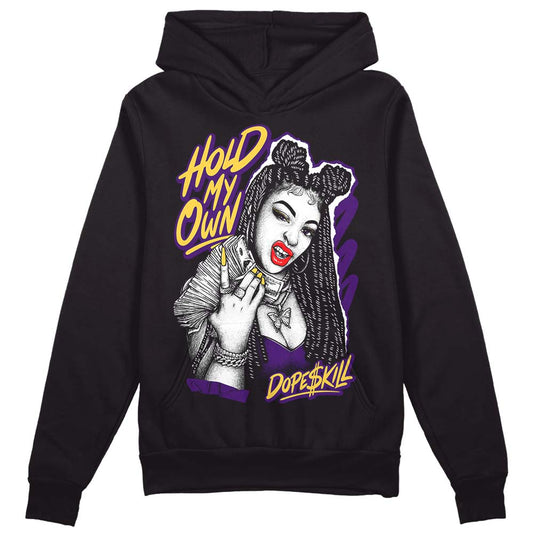 Jordan 12 "Field Purple" DopeSkill Hoodie Sweatshirt New H.M.O Graphic Streetwear - Black