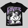Jordan 10 WMNS “Hydrangeas” DopeSkill T-Shirt Real Ones Choose Loyalty Graphic Streetwear - Black