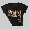 Pearl 6s DopeSkill Women's Crop Top Protect Me From Evil Graphic