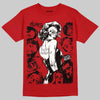 Jordan 4 Retro Toro Bravo DopeSkill T-Shirt Built Different Graphic Streetwear - Red