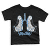 Jordan 9 Powder Blue DopeSkill Toddler Kids T-shirt Breathe Graphic Streetwear - Black