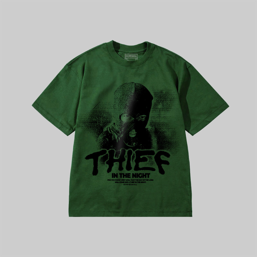 Thief In The Night DopeSkill Premium T-shirt Streetwear - Moss