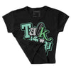 Green Glow 1s DopeSkill Women's Crop Top Talk Is Chip Graphic