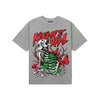 Grey Sneakers DopeSkill T-Shirt Keepin' It Real Graphic Streetwear - Gravel