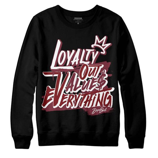 Jordan 1 Retro High OG “Team Red” DopeSkill Sweatshirt LOVE Graphic Streetwear - Black