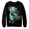 Jordan 3 "Green Glow" DopeSkill Sweatshirt Sneakerhead BEAR Graphic Streetwear - Black