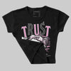 Orchid 4s DopeSkill Women's Crop Top Trust No One Graphic