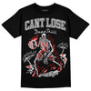 Jordan Spizike Low Bred DopeSkill T-Shirt Cant Lose Graphic Streetwear - Black