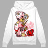 Jordan 3 GS “Red Stardust” DopeSkill Hoodie Sweatshirt Broken Heart Graphic Streetwear - White 