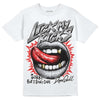 Grey Sneakers DopeSkill T-Shirt Lick My Kicks Graphic Streetwear - White