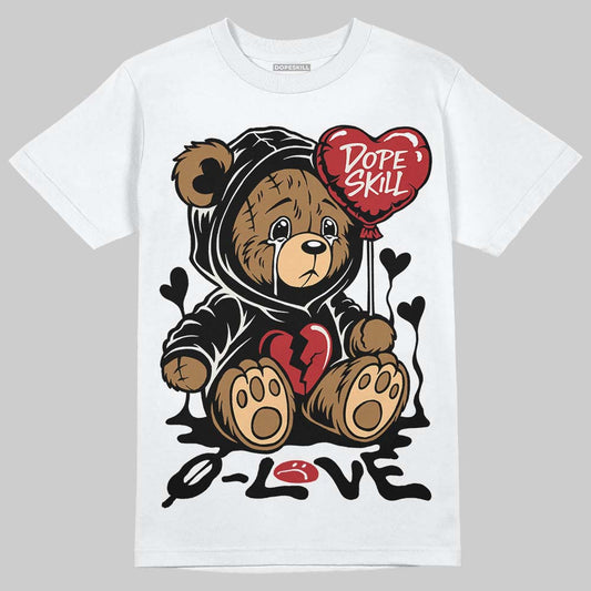Nigel Sylvester x Jordan 1 Low OG “Nitro” DopeSkill T-Shirt Broken Bear Graphic Streetwear - White 