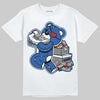 Jordan 3 "True Blue" DopeSkill T-Shirt Bear Steals Sneaker Graphic Streetwear - White