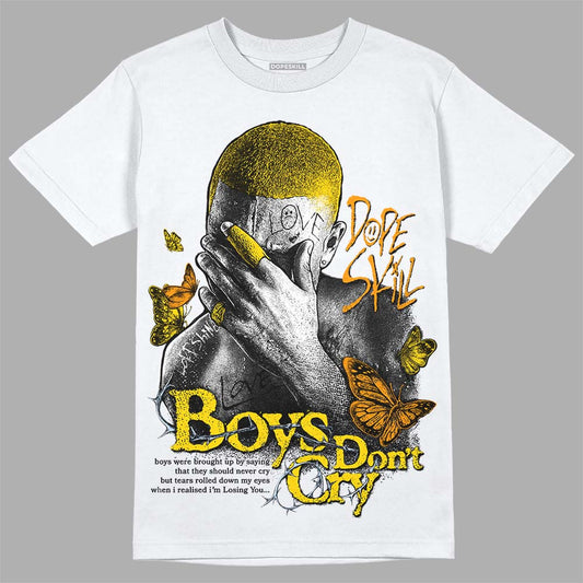 Jordan 6 “Yellow Ochre” DopeSkill T-Shirt Boys Don't Cry Graphic Streetwear - White