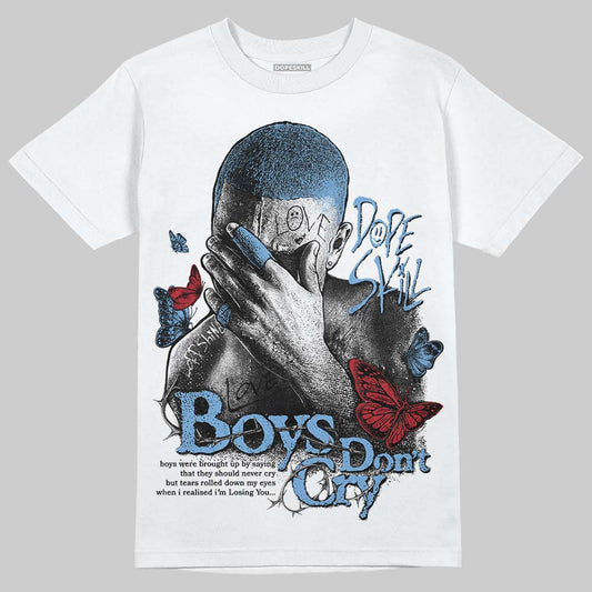Jordan 12 Retro 'Melo' DopeSkill T-Shirt Boys Don't Cry Graphic Streetwear - White