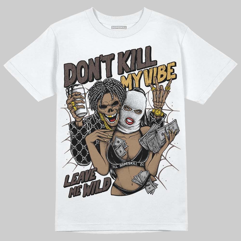 Adidas Samba OG C ‘Black Gum’ DopeSkill T-Shirt Don't Kill My Vibe Graphic Streetwear - White