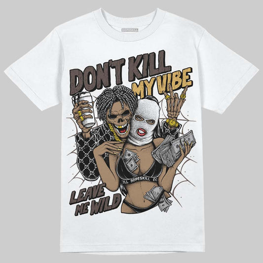 Adidas Samba OG C ‘Black Gum’ DopeSkill T-Shirt Don't Kill My Vibe Graphic Streetwear - White