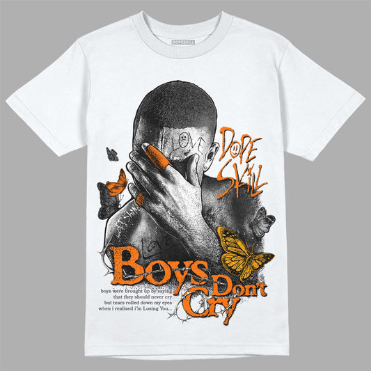 Jordan 3 Retro 'Fear Pack' DopeSkill T-Shirt Boys Don't Cry Graphic Streetwear - White