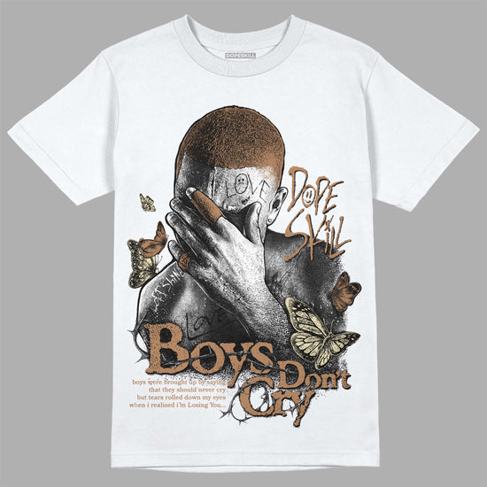 Jordan 6 WMNS Gore-Tex Brown Kelp DopeSkill T-Shirt Boys Don't Cry Graphic Streetwear - White