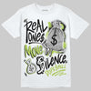 Air Foamposite Pro "Voltage" DopeSkill T-Shirt Real Ones Move In Silence Graphic Streetwear - White