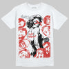 Jordan 4 Retro Toro Bravo DopeSkill T-Shirt Built Different Graphic Streetwear - White