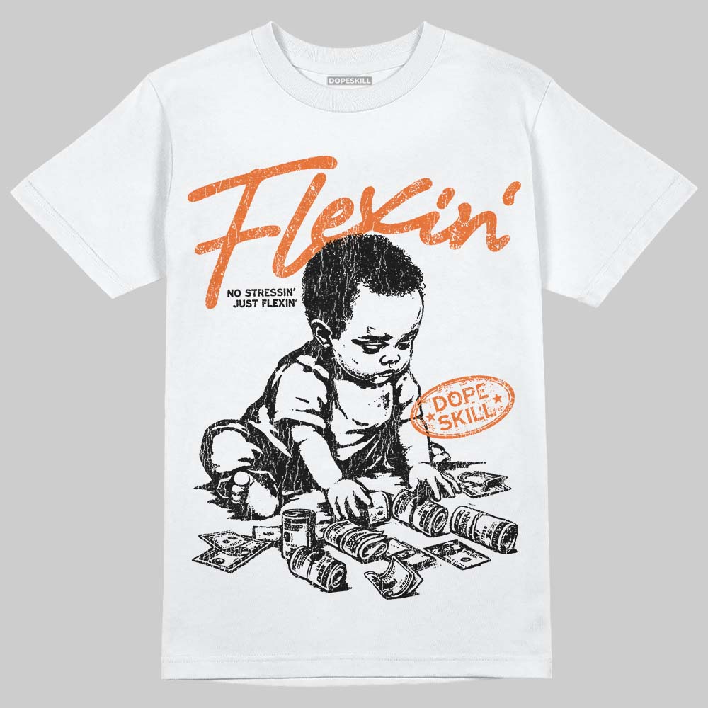 Jordan 3 “Starfish” DopeSkill T-Shirt Flexin' Graphic Streetwear - White