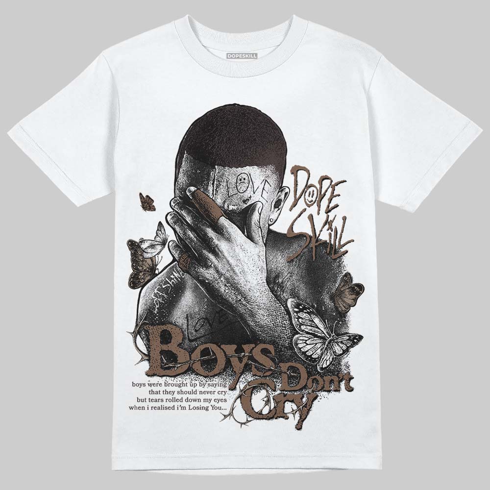 SoleFly x Air Jordan 12 Retro SP 'Cafecito/Baroque Brown' DopeSkill T-Shirt Boys Don't Cry Graphic Streetwear - White