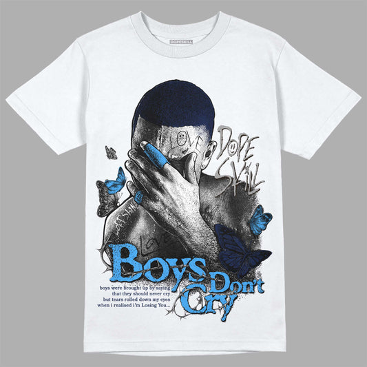 Jordan 3 "Midnight Navy" DopeSkill T-Shirt Boys Don't Cry Graphic Streetwear - White