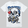 Jordan 3 "True Blue" DopeSkill T-Shirt Rebirth Graphic Streetwear - White 