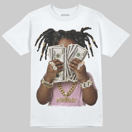 Awake NY x Air Jordan 5 Arctic Pink DopeSkill T-Shirt Rich Youth Graphic Streetwear - White 