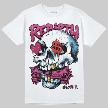 Jordan 4 Sweet Beet DopeSkill T-Shirt Rebirth Graphic Streetwear - White