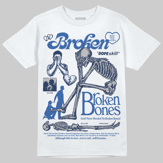 ASICS Gel-Nimbus 10.1 Invincible HTTP 404 Blue DopeSkill T-Shirt Broken Bones Graphic Streetwear - WHite 