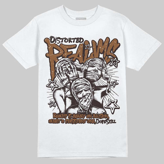 Jordan 1 High OG Love Letter DopeSkill T-Shirt Distorted Realms Graphic Streetwear - White