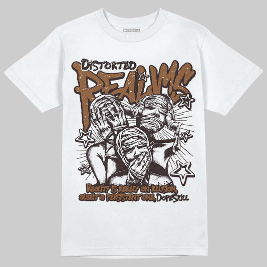 Jordan 1 High OG Love Letter DopeSkill T-Shirt Distorted Realms Graphic Streetwear - White