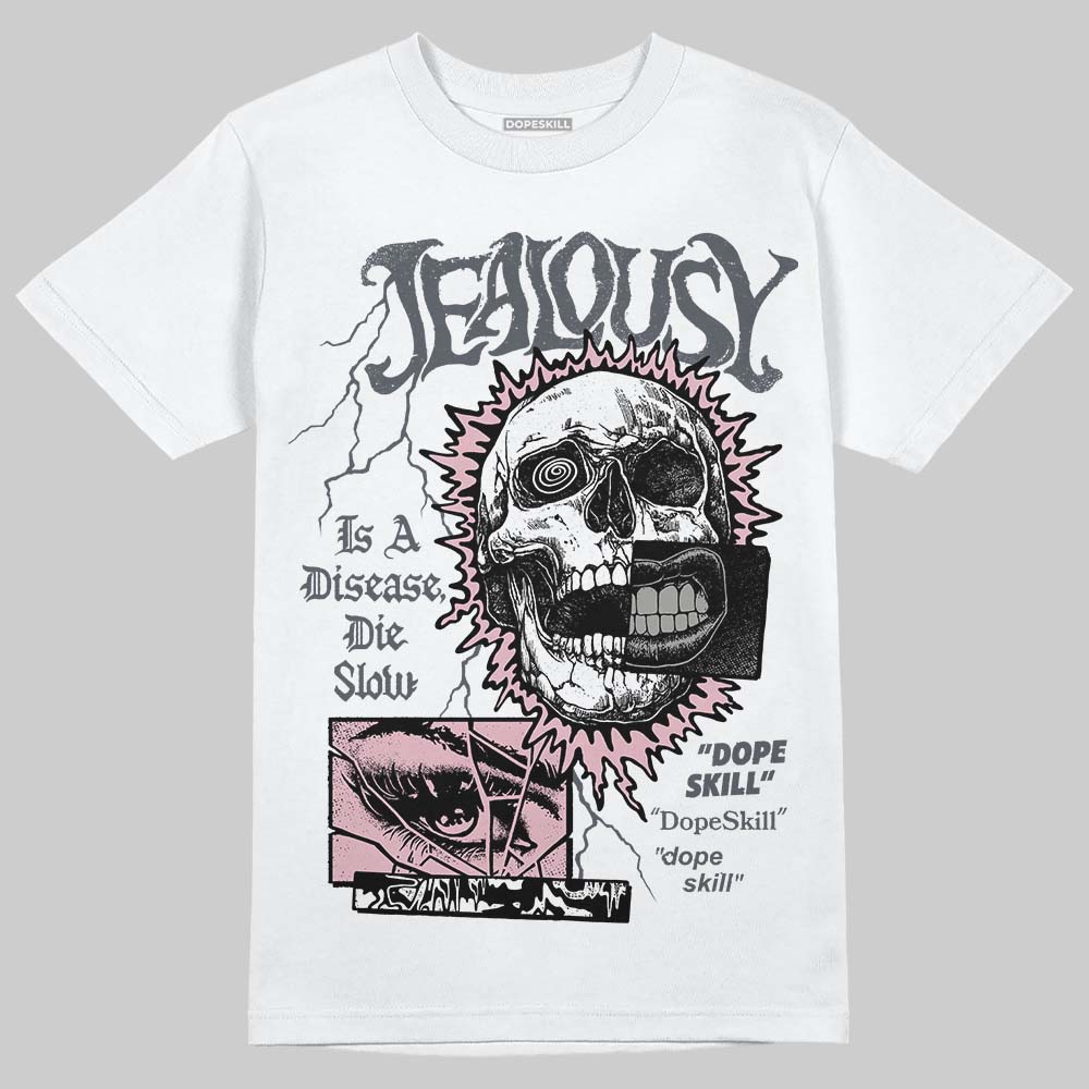 Air Max 95 ‘Pink Foam’ DopeSkill T-Shirt Jealousy Graphic Streetwear - White