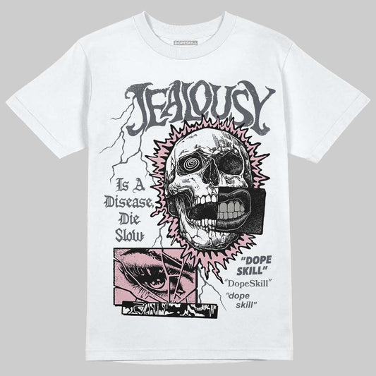 Air Max 95 ‘Pink Foam’ DopeSkill T-Shirt Jealousy Graphic Streetwear - White