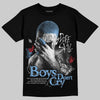 Jordan 12 Retro 'Melo' DopeSkill T-Shirt Boys Don't Cry Graphic Streetwear - Black