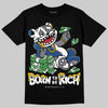 Jordan 9 Retro 'Flint Grey' 2026 DopeSkill T-Shirt Born To Be Rich Graphic Streetwear - Black