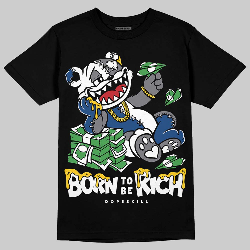 Jordan 9 Retro 'Flint Grey' 2026 DopeSkill T-Shirt Born To Be Rich Graphic Streetwear - Black